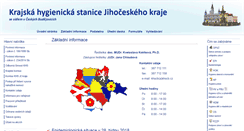 Desktop Screenshot of khscb.cz